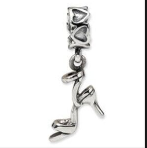 Reflections sterling silver high heels charm
